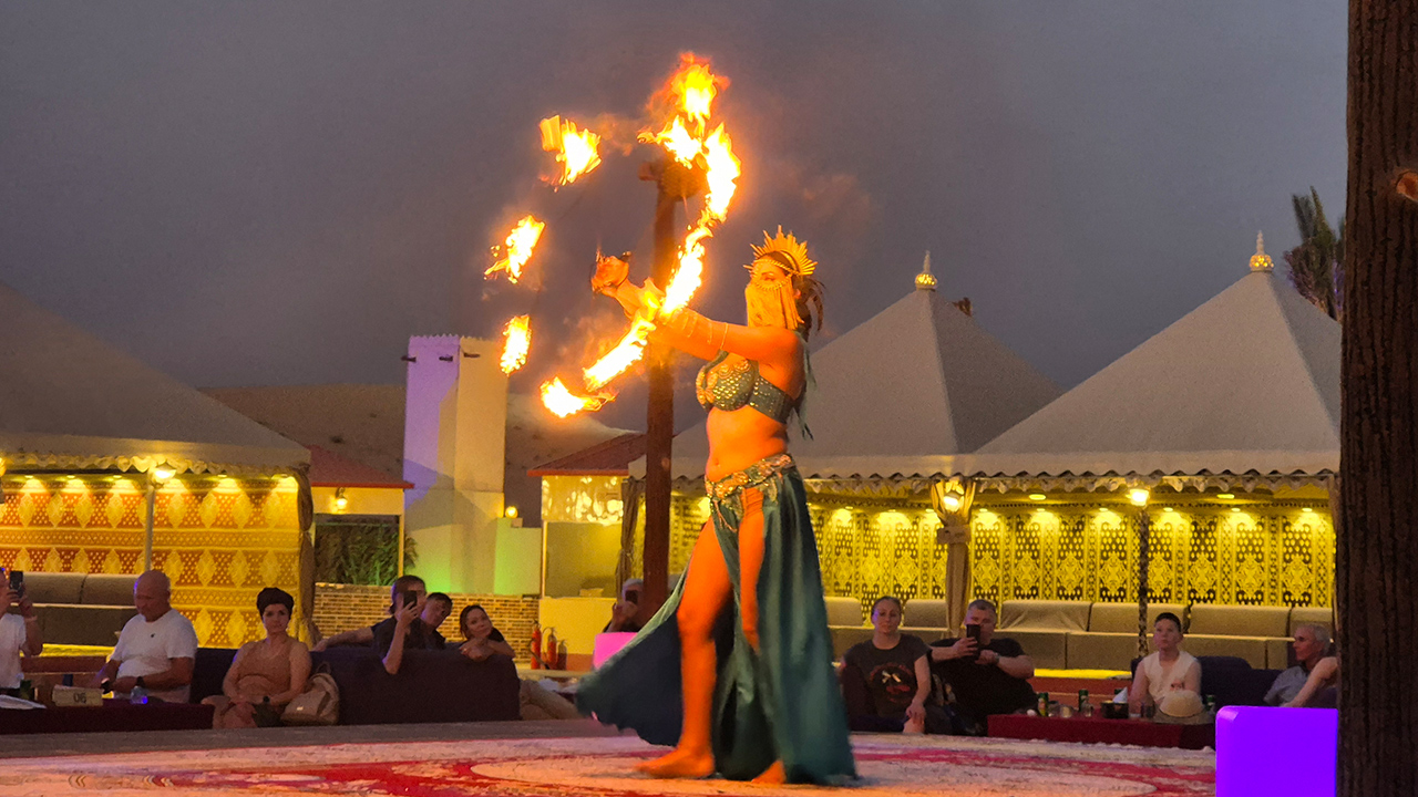 Captivating Fire Belly Dance Show