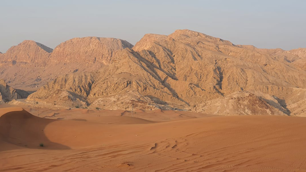 Aerial View of Fossil Rock Camel Trekking
