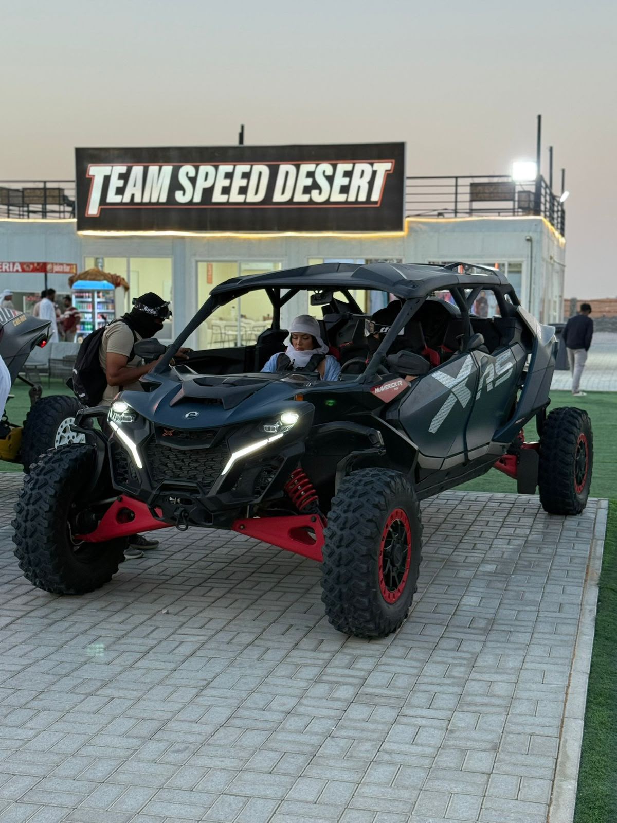 Buggy Action in Desert